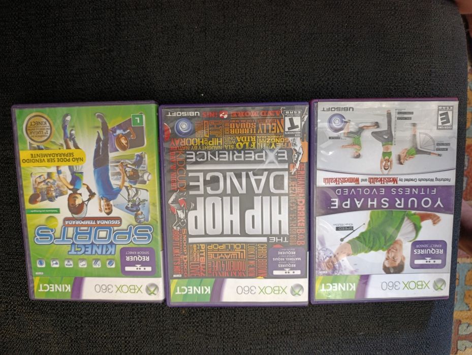 Kinect com 5 jogos (Xbox 360)