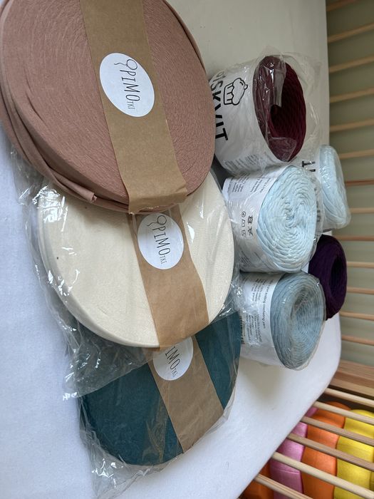 Przędza t-shirt pimotki, biskvit rękodzieło