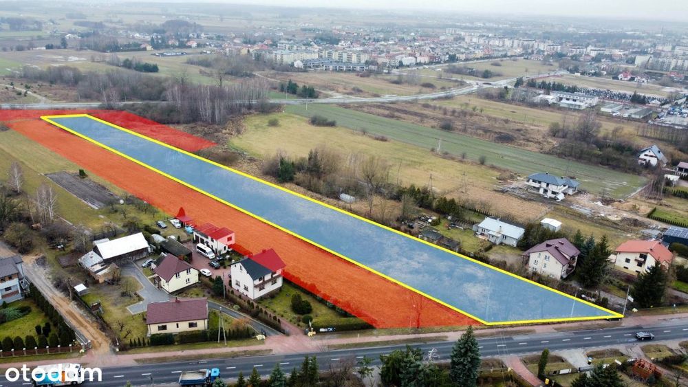 Duże działki pod budownictwo jedno i wielorodzinne
