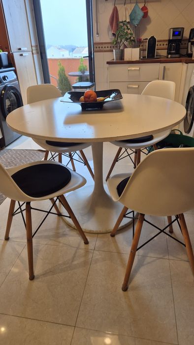 Mesa redonda Ikea DOCKSTA 105 cm