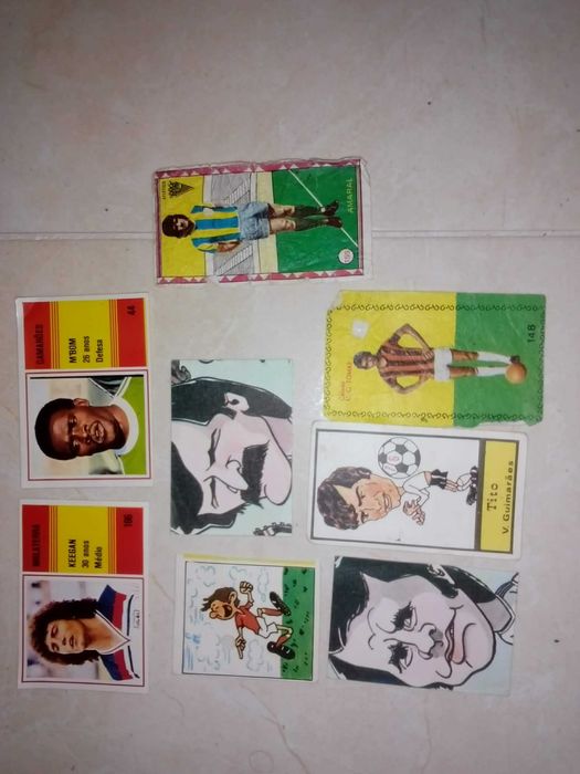 cromos de futebol antigos