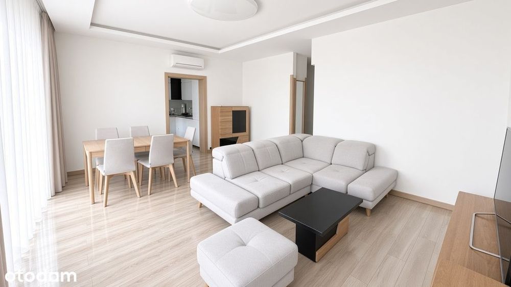 Umeblowany Apartament z dwoma Ogródkami