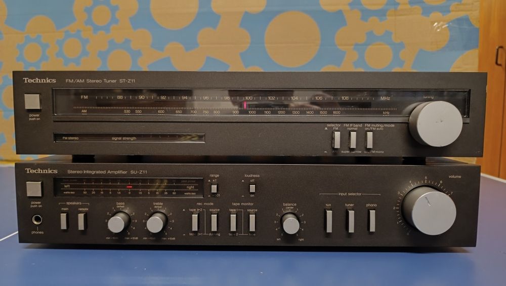 Amplificador Technics SU-Z11 e Sintonizador ST-Z11