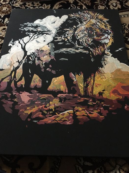 Продам картину Лев