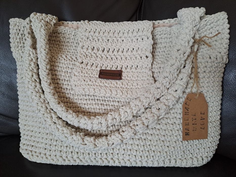Torba Handmade beżowa