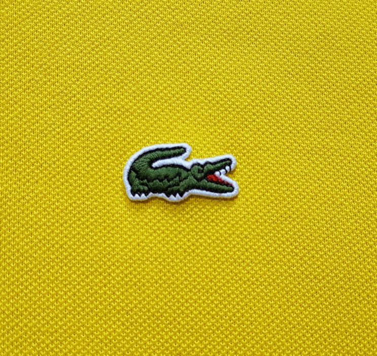 поло LACOSTE футболка classic fit оригінал 6 XL жовта