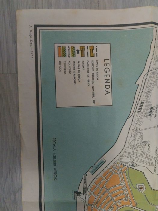 Mapa / Planta de Lisboa 1955