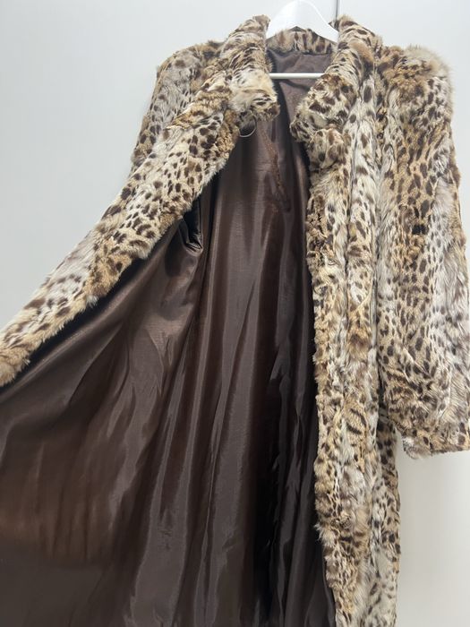 Długie futro vintage