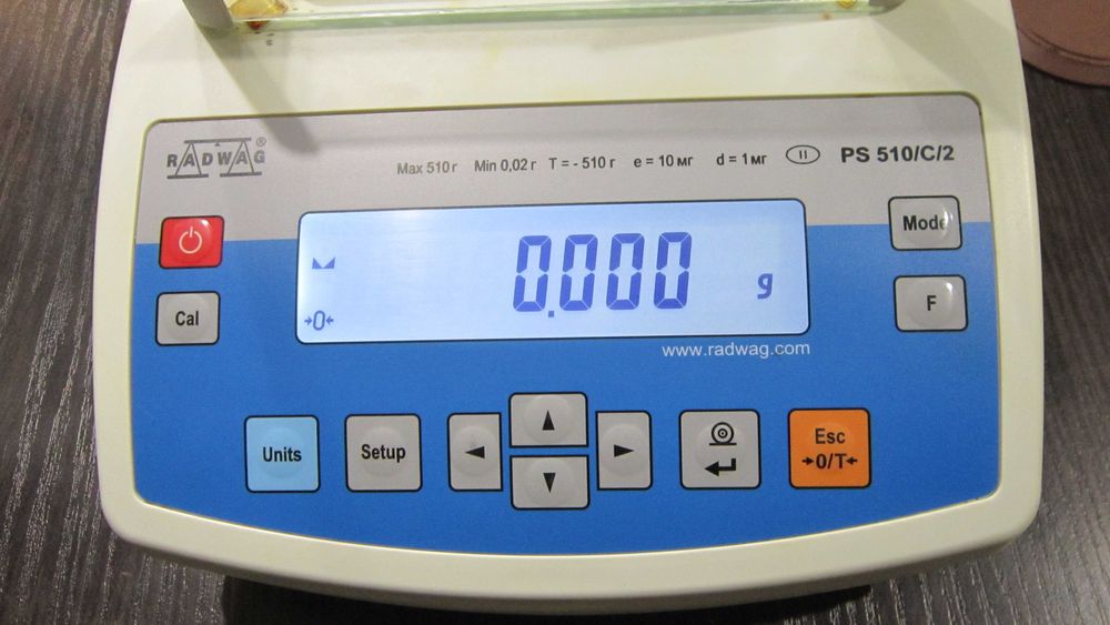 Весы (ваги) лабораторные, ювелирные Radwag PS 510/С/2 (510г/0,001г)