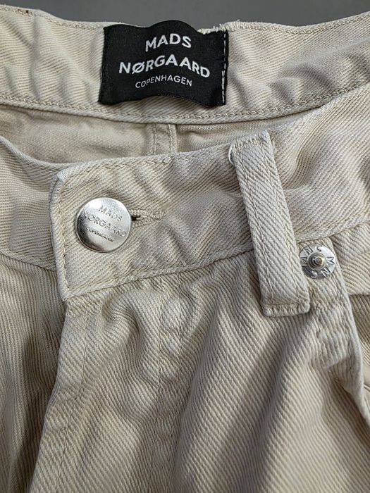 Mads Norgaard beżowe jeansy męske 31 proste