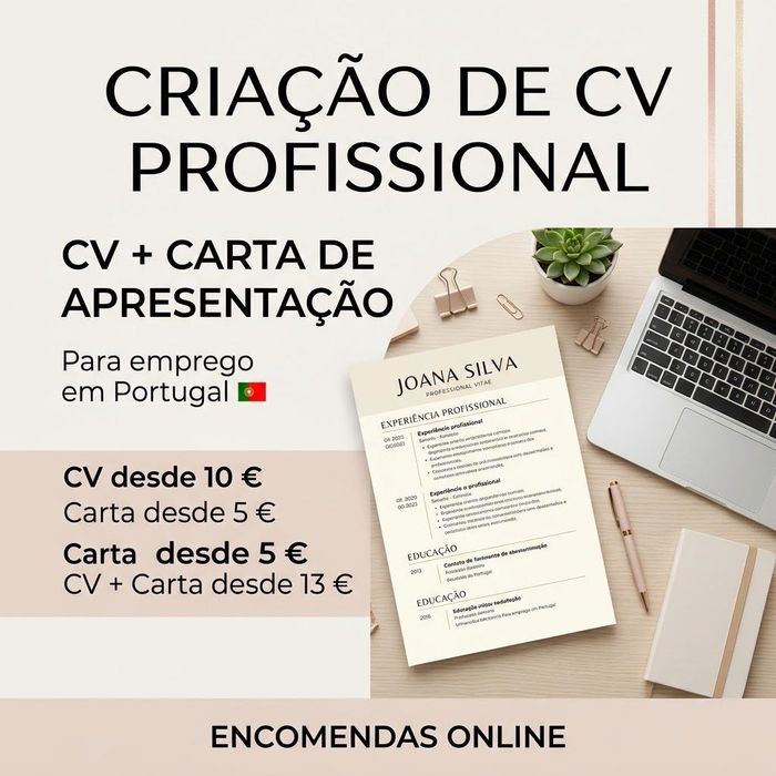 Criação de cv profissional