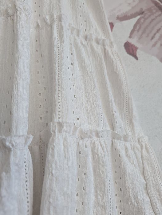Pull & Bear sukienka letnia rozkloszowana boho rustic