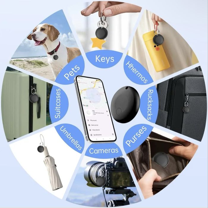 Loshall Smart Finder 4 штуки з чохлами Bluetooth tag для ключів трекер для пошуку речей Android