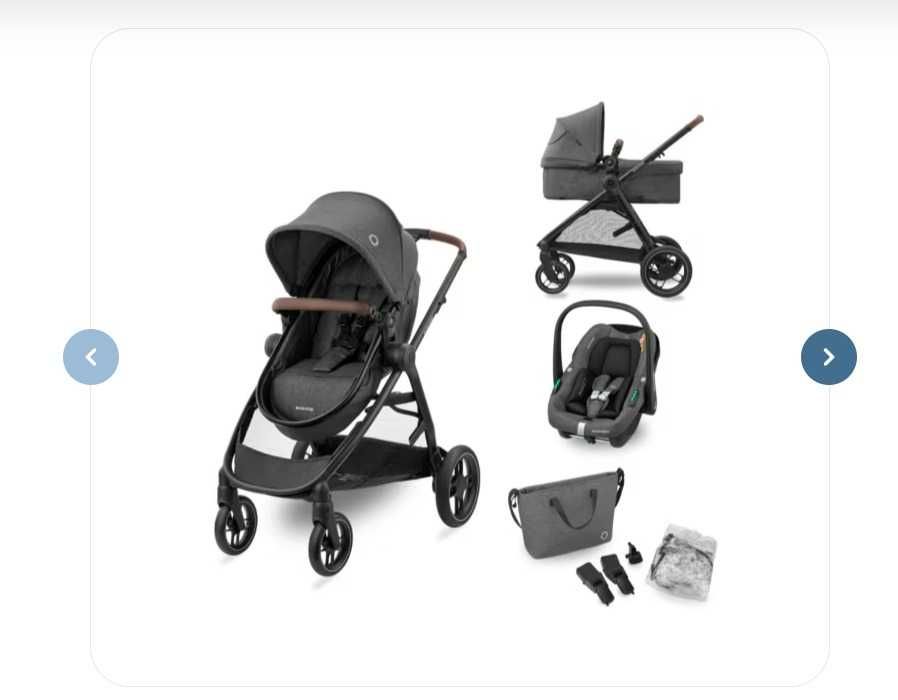 Carrinho com ovo e base isofix Maxi Cosi Zelia