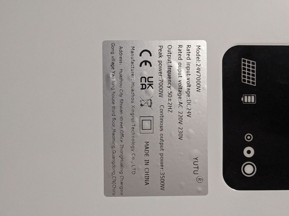 Інвертор 24-220v 7000W чистий синус