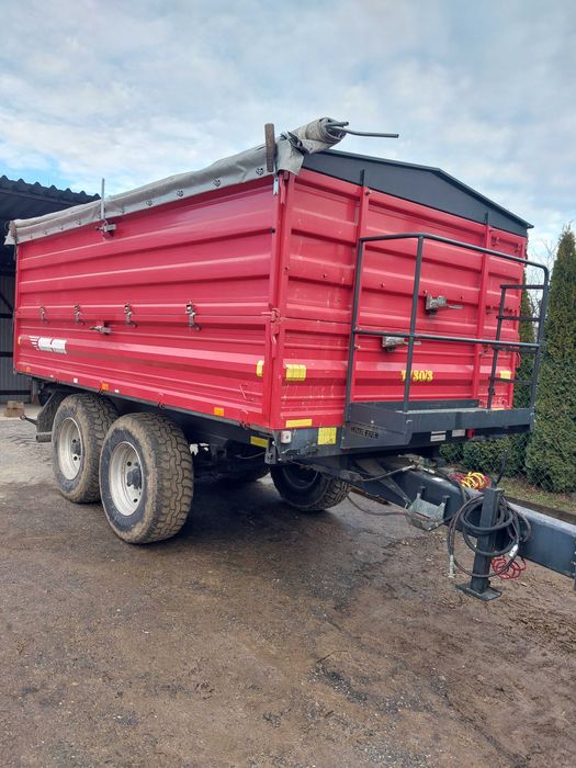 Przyczepa rolnicza tandem Metalfach 12t