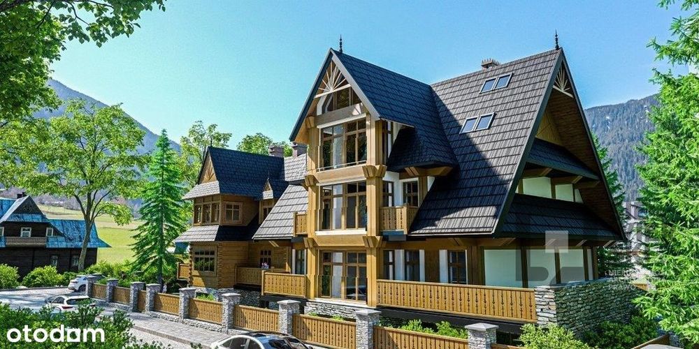 Willa+poz. na bud. pensjonatu w centrum Zakopanego