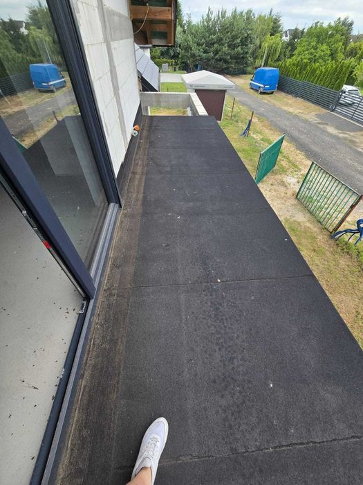 Dachy płaskie - papa termozgrzewalna - serwis i naprawy