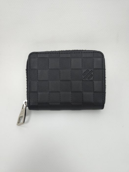 Louis Vuitton Damier Black Pattern Leather Wallet
