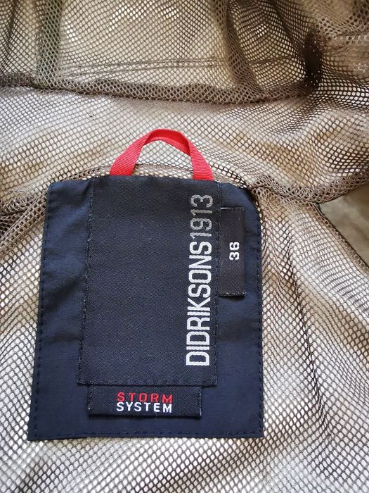 Didriksons 1913 Storm System parka przeciwdeszczowa płaszcz 36 S