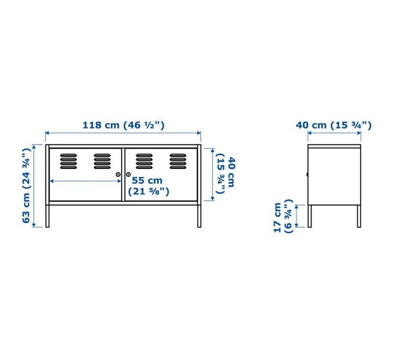 Armário branco Ikea PS