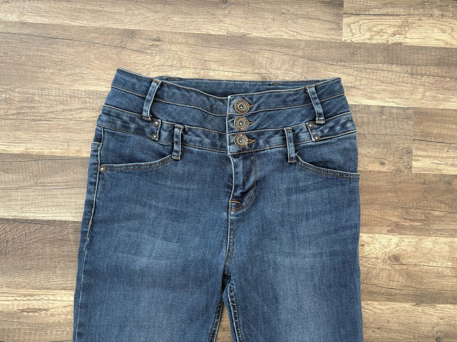 Spodnie jeansowe rurki wysoki stan  River Island 38/M