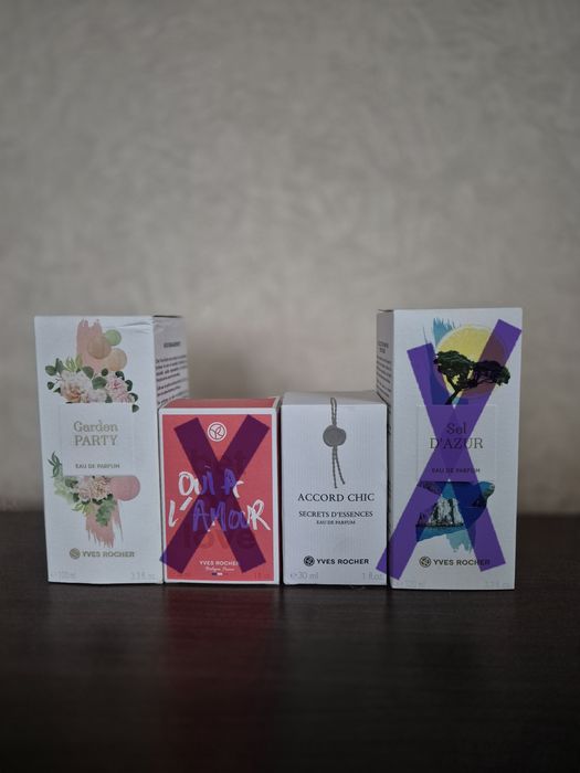 Ів Роше, Garden Party,Out A l'amoir,according chic,sel d'azur
