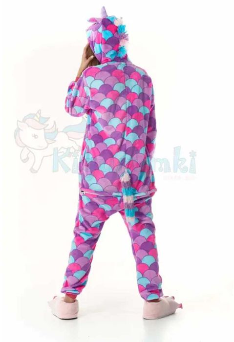 Кигуруми пижама костюм единорог