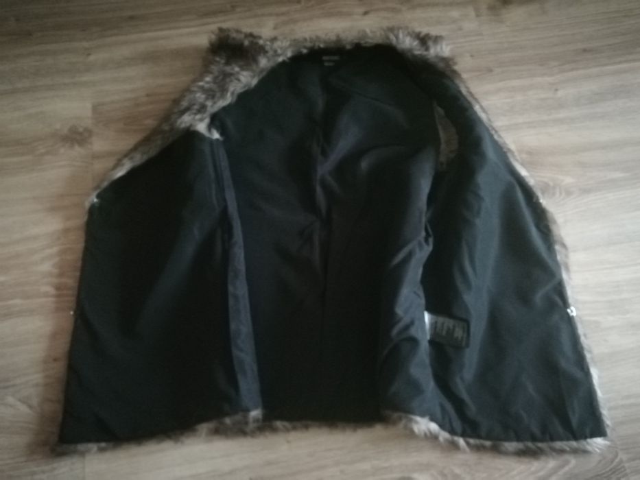 Bezrękawnik kamizelka futerko S/M