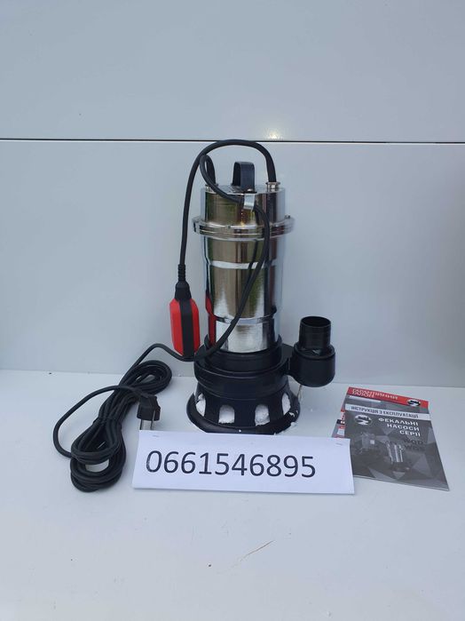 фекальний насос з ножем 2,5 kw ТІЛЬКИ ДОСТАВКА ПОШТОЮ