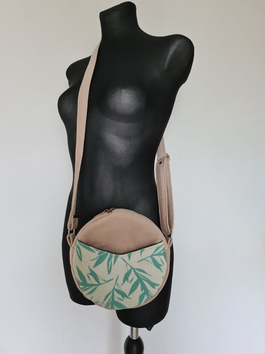 torebka okrągła handmade