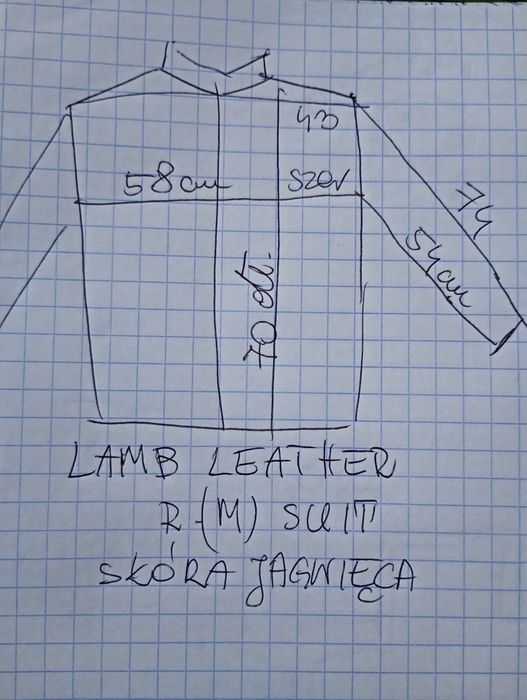 Kurtka M Suit męska skórzana czarna skóra jagnięca