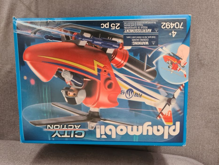Helikopter strażacki playmobil