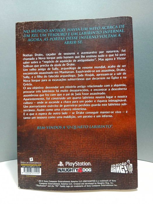 " Uncharted - O Quarto Labirinto " de Christopher Golden