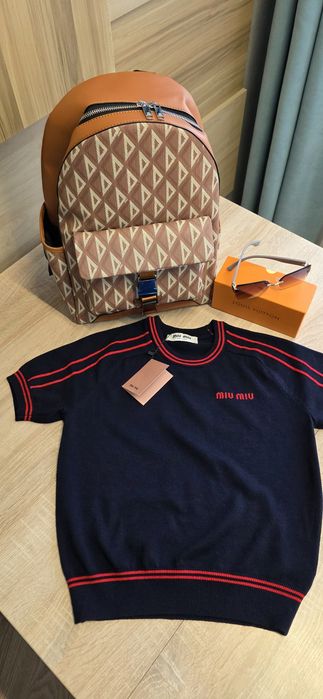 Кофточка з коротким рукавом MiuMiu