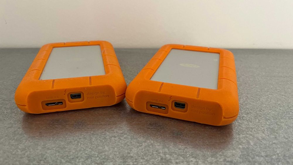 Disco externo LaCie Rugged 1TB USB 3.0 / Thunderbolt - testado, SMART OK