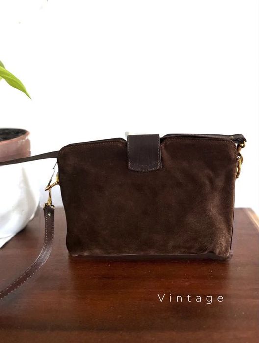 Mala/Bolsa vintage Ralis de pele – NOVA