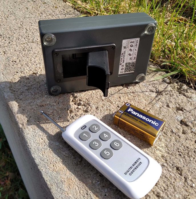 Máquina ativada por comando Rf Rf433Mhz