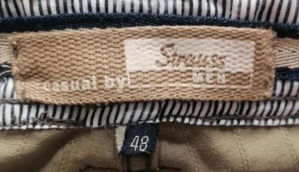 Wr) Strauss Men oryginalne spodnie bojówki Roz.48
