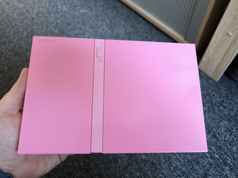 PlayStation 2 ps2 slim pink różowy