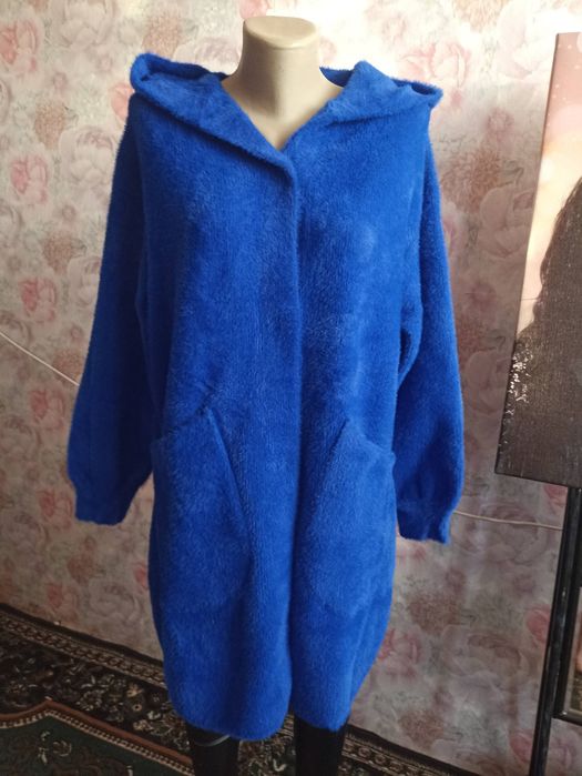 Альпака. Кардиган. Довга.