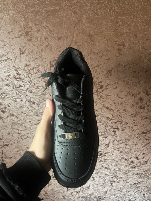 [ОЛХ ДОСТАВКА ]Кросівки Nike Air Force 1 Black чорні найк ар форс