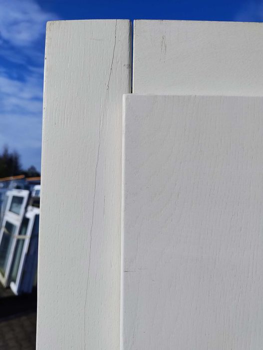 Drzwi wewnętrzne 80 przeszklone białe