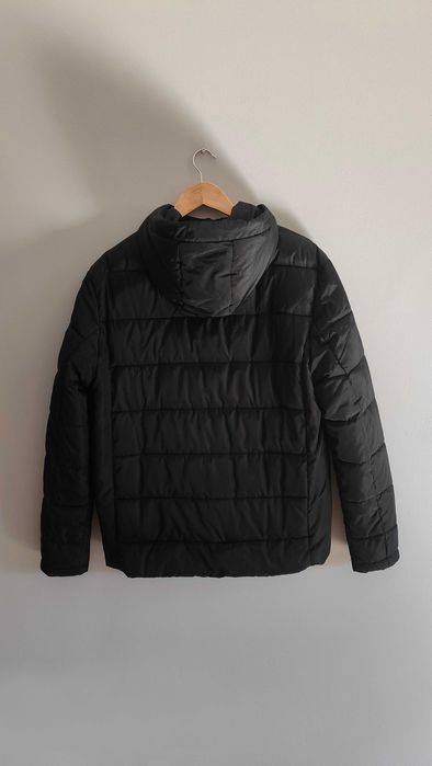 Pikowana kurtka przejściowa czarna - L