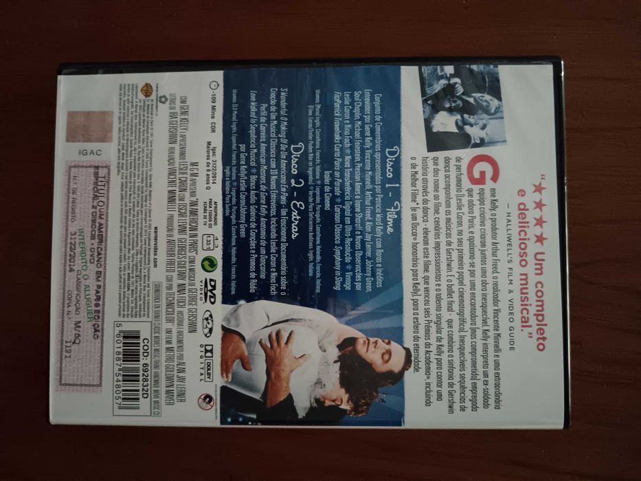 filme dvd original - um americano em paris