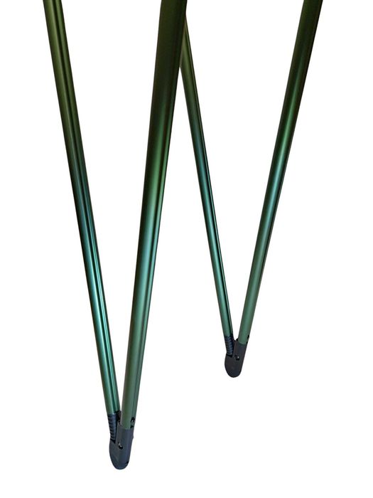 Pastorał myśliwski kraczka, 4 nogi, 2 punkty podparcia (zielony)–CELNA