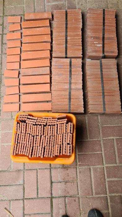 Płytki ceramiczne Jopek, elewacyjne, cegła, 210 szt. 250x65x10 mm