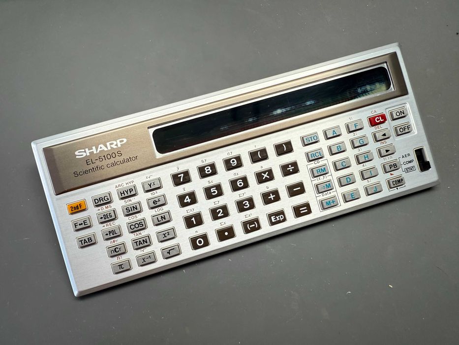 Stary kalkulator Sharp EL-5100S Trzebnica • OLX.pl