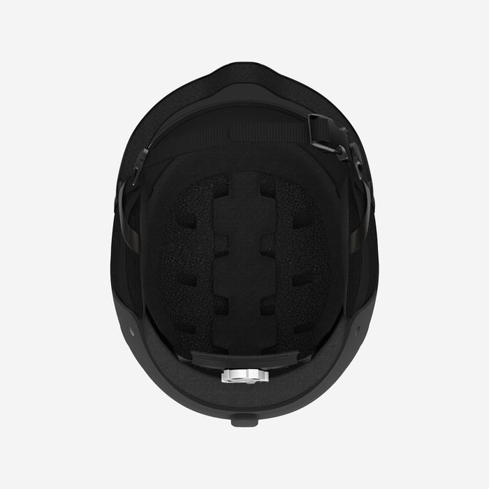 Capacete de ski com viseira adulto - PST 150 preto