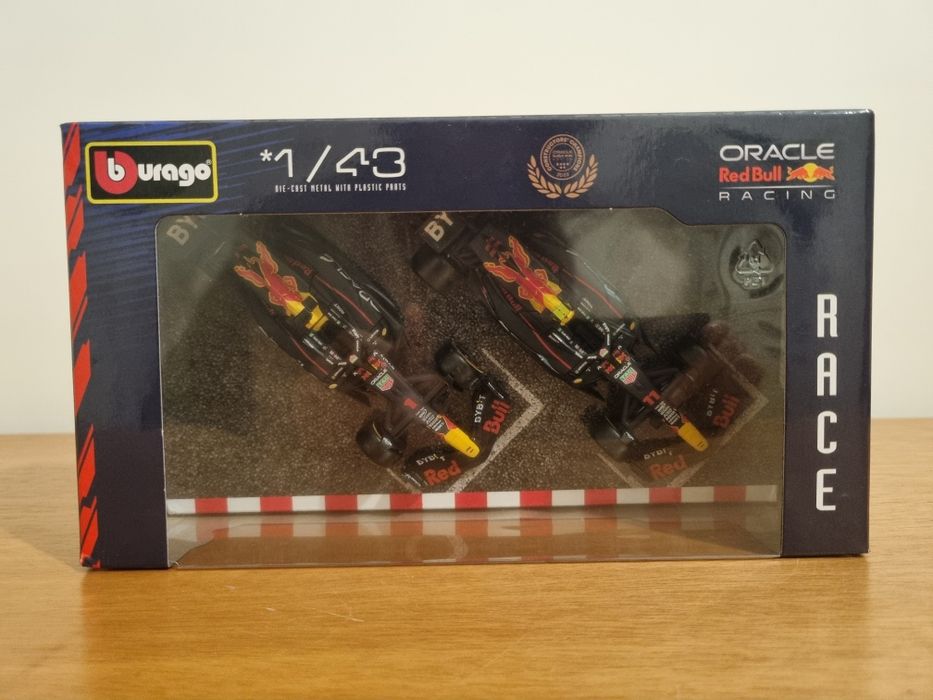 Bburago - Set 2 carros corrida Fórmula 1 Red Bull Racing RB19